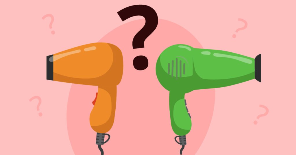 Difference Between Hair Dryer and Blow Dryer