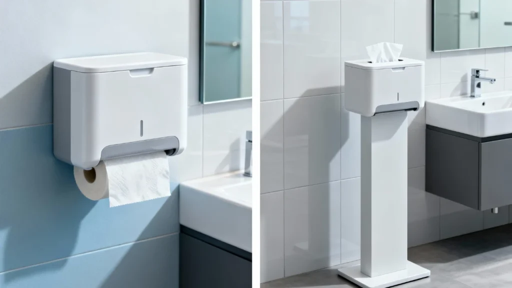 Wall-Mounted vs Free-Standing Tissue Dispensers
