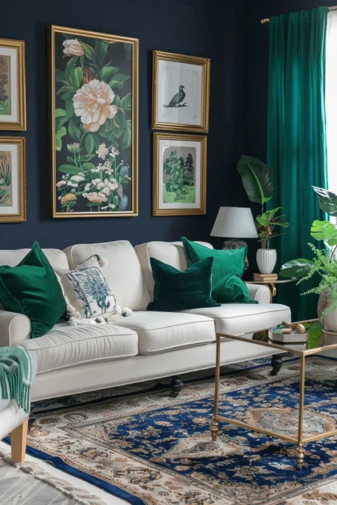 Home Interior Colour Combination Ideas That Match Modern Bathroom Designs 6 Daring Colors Navy and Emerald Green