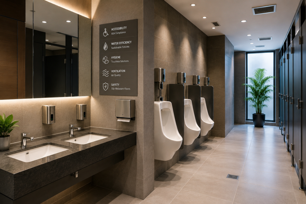 Commercial Restroom Design Standards Every Architect Should Know
